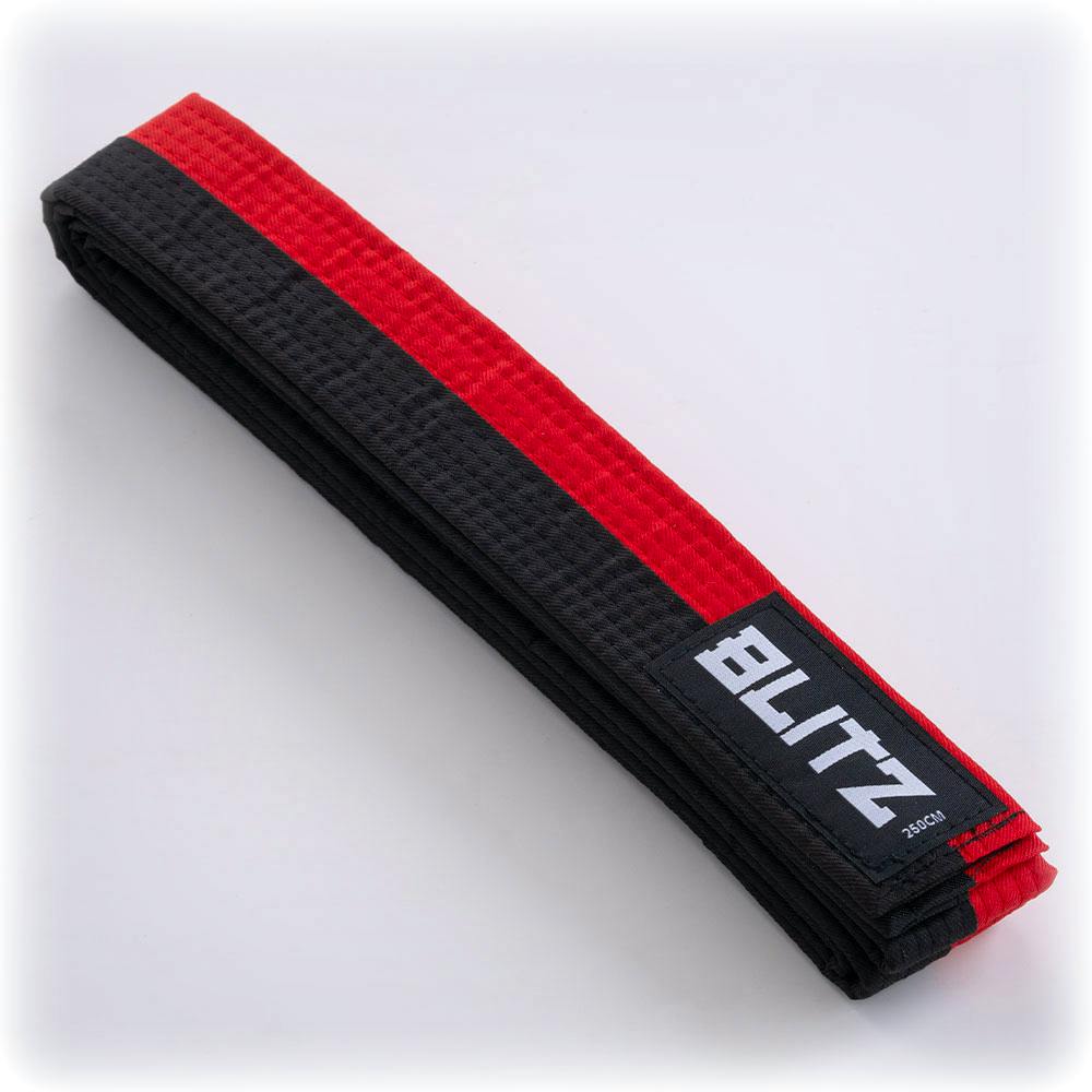 Blitz Split Length Belt - Black / Red - 280cm