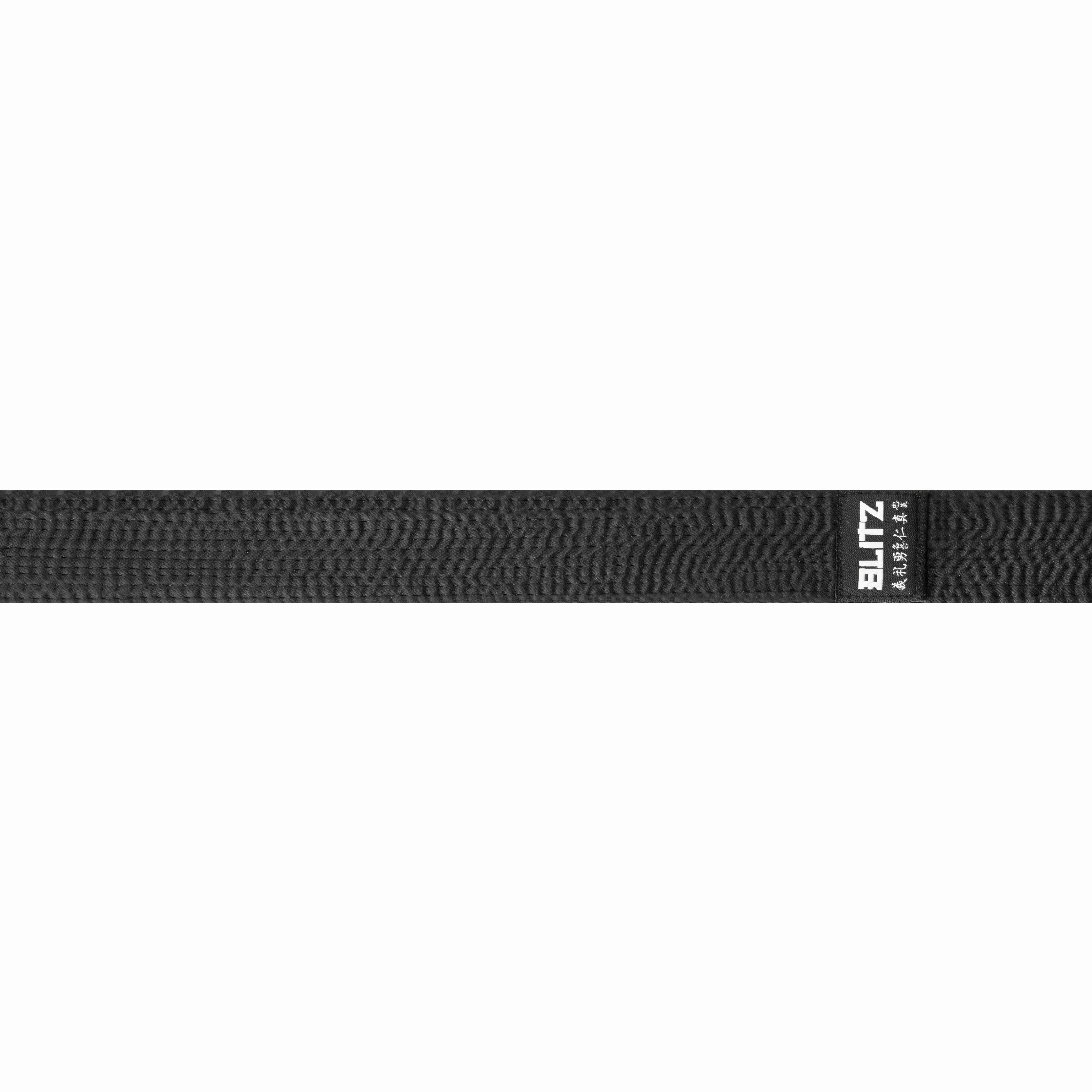 Blitz Standard Silk Black Belt - 240cm