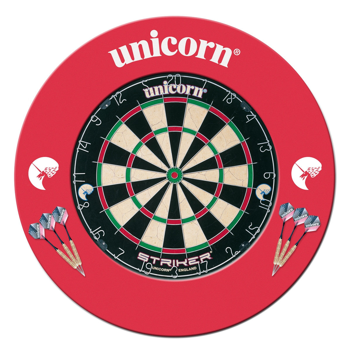 Unicorn Striker Dartboard and Surround