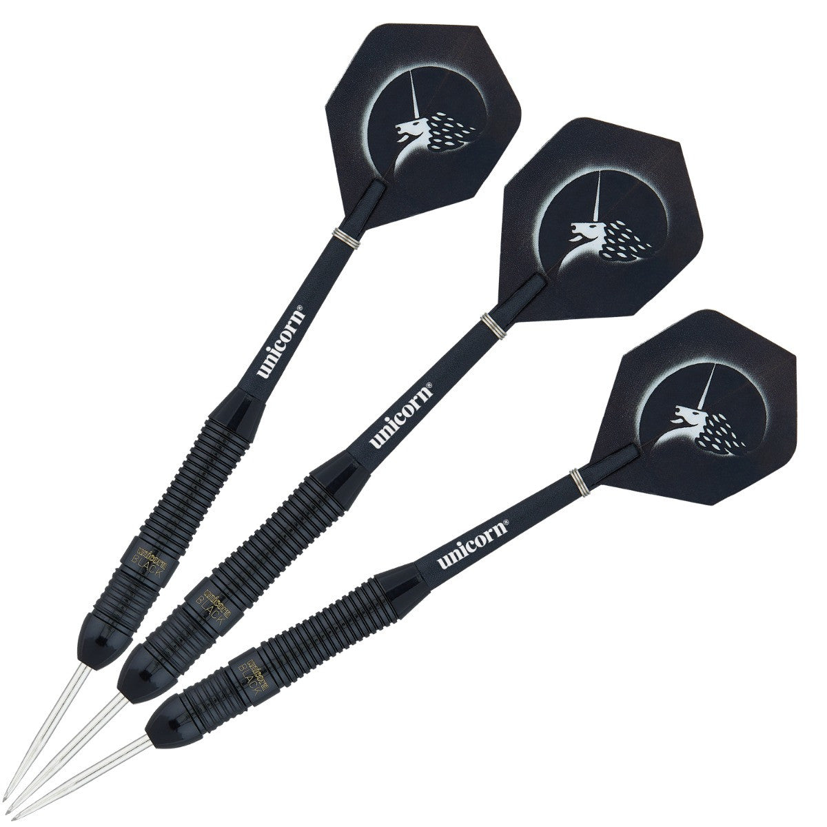 Unicorn Core Plus Black Brass Style 2 Steel Tip Dart