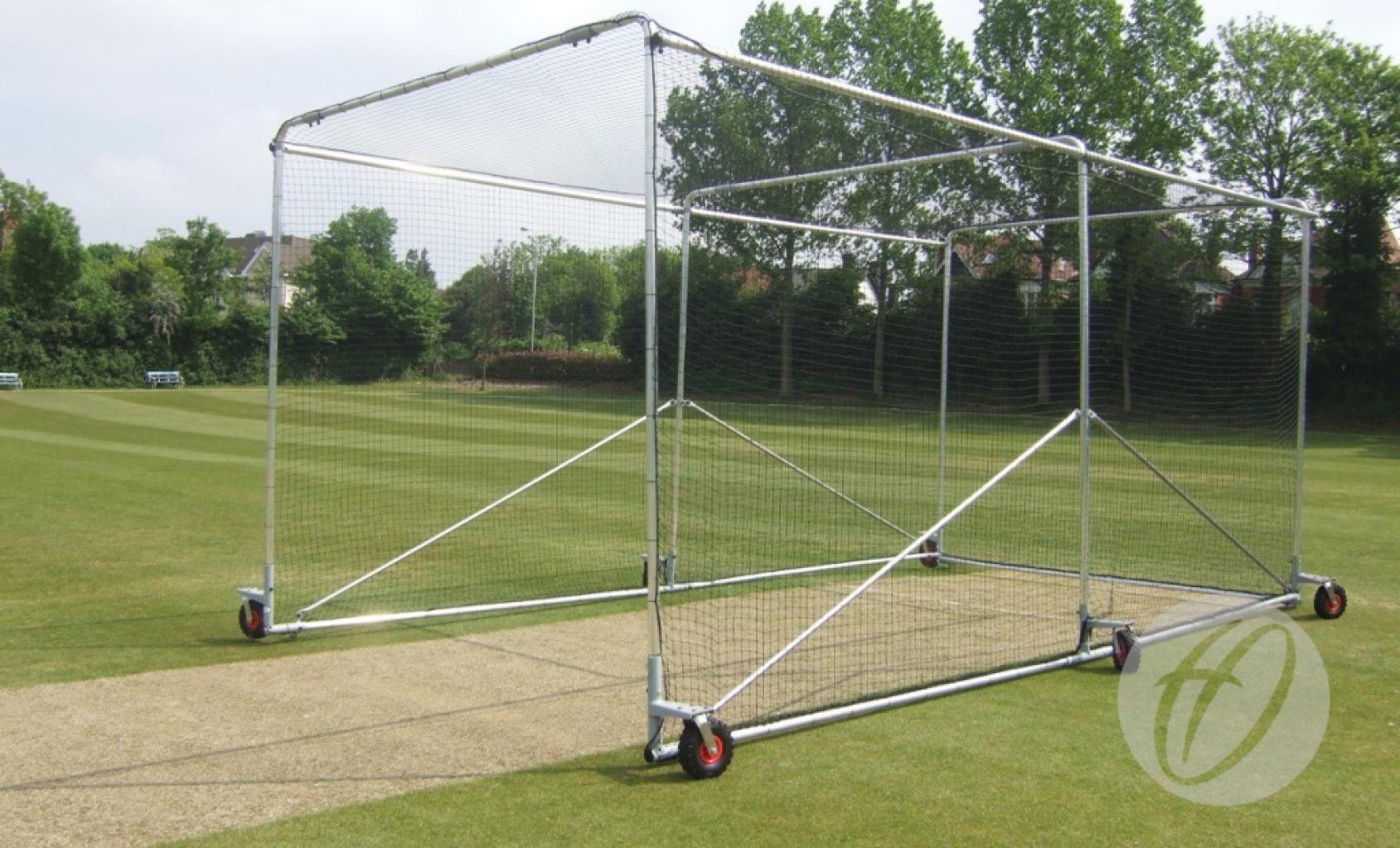 Premier Wheelaway Cricket Cage- Galvanised Steel