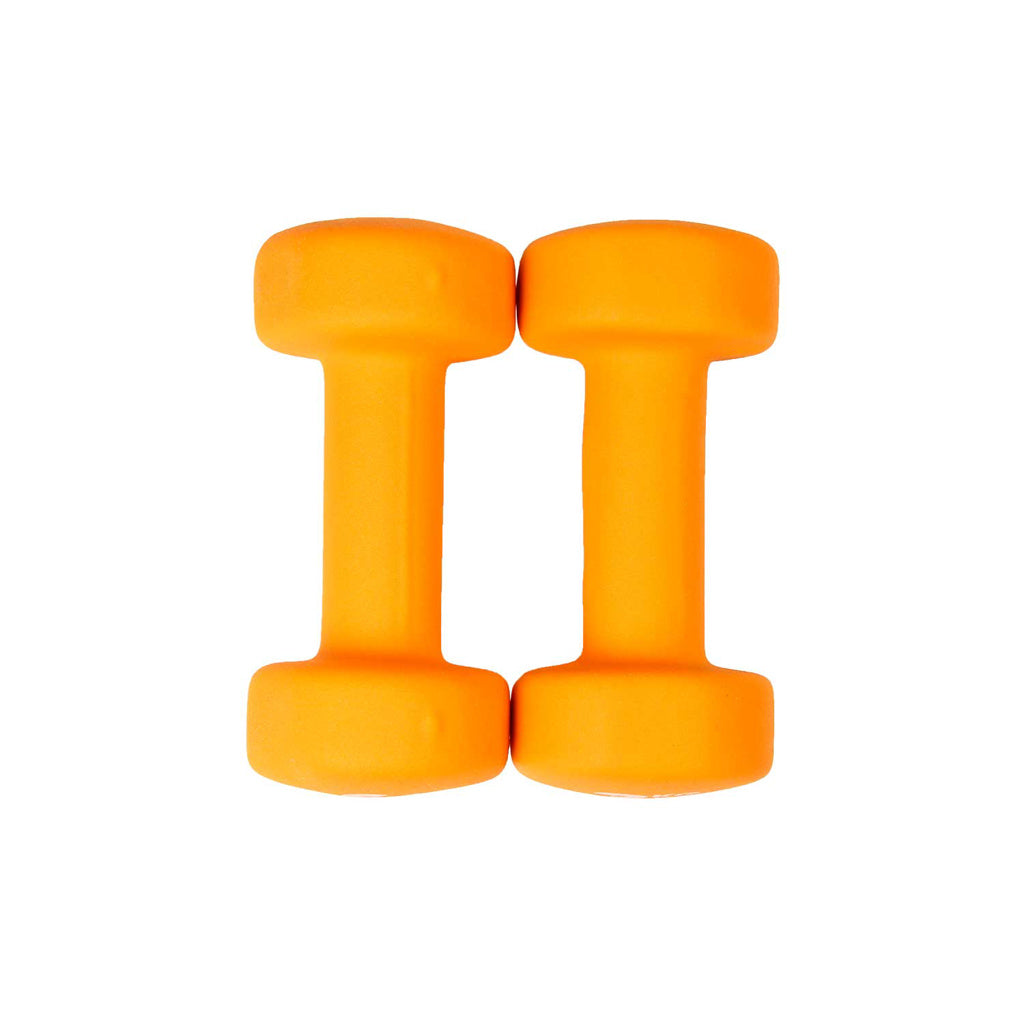 3kg Neoprene Dumbbells Orange Pair