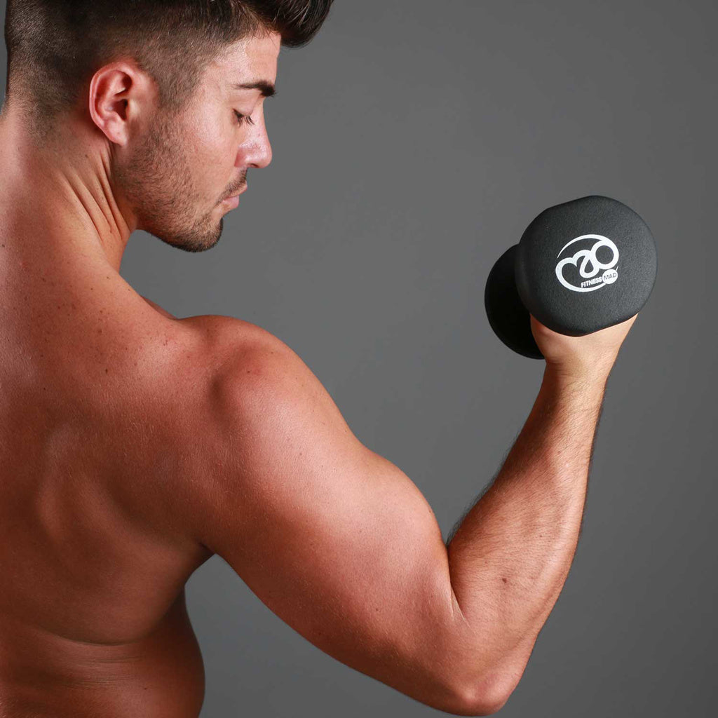 5kg Neoprene Dumbbells Black Pair