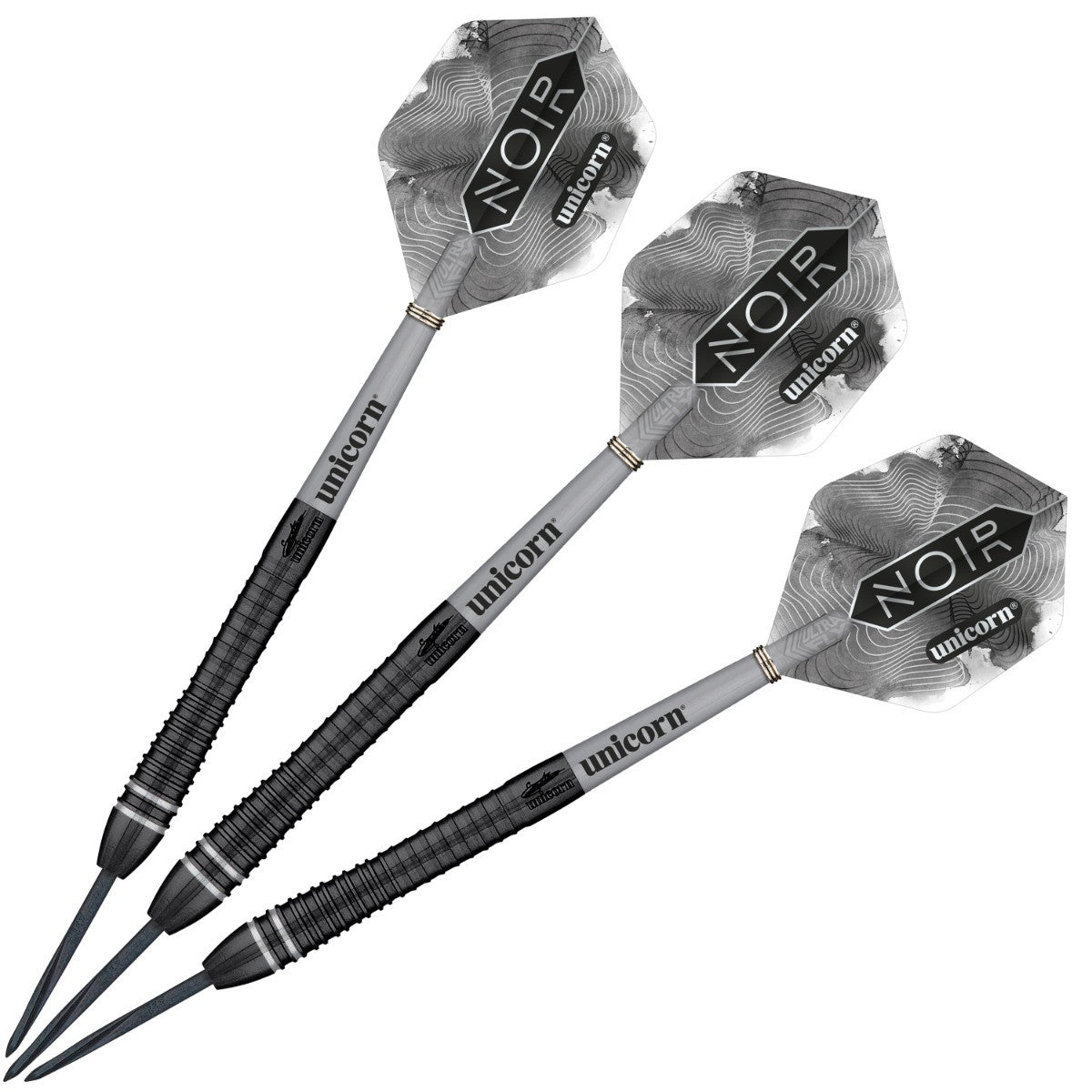 Unicorn Gary Anderson Noir Phase 6 Steel Tip Dart Set 90% Tungsten