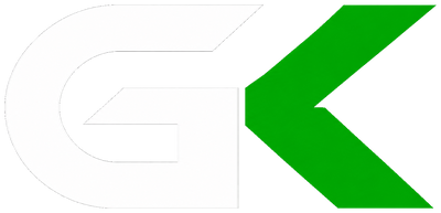 Green Kiwi angular GK mark