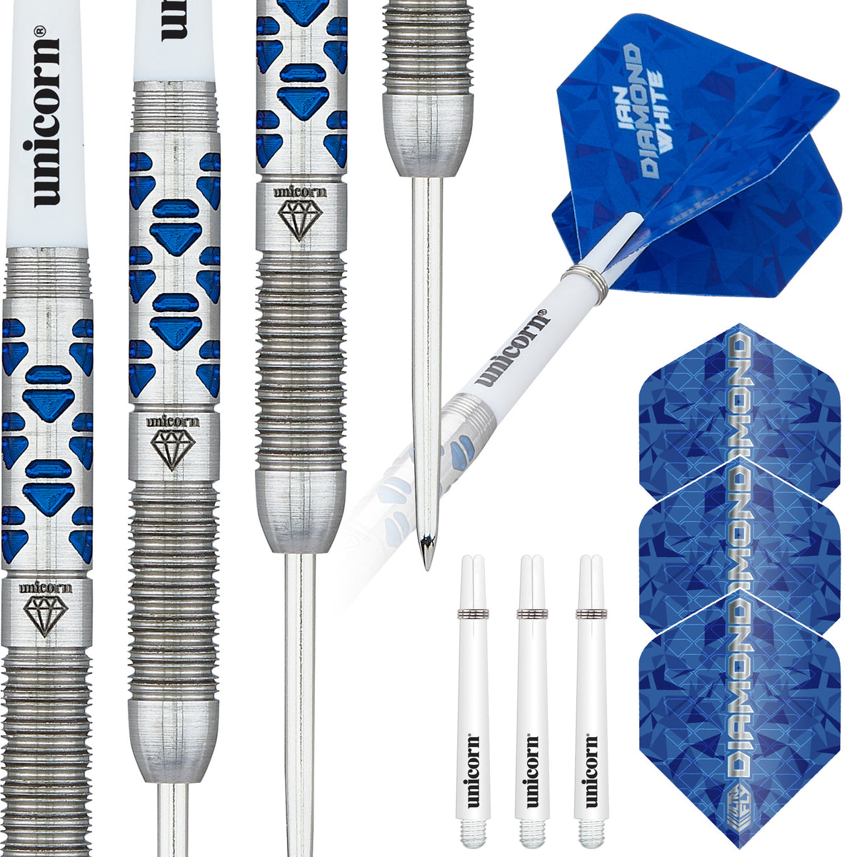 Unicorn Maestro Ian White Phase 2 Steel Tip Dart - 90% Tungsten