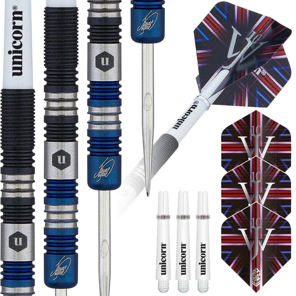 Unicorn James Wade The Machine Two-Tone 90% Tungsten Darts