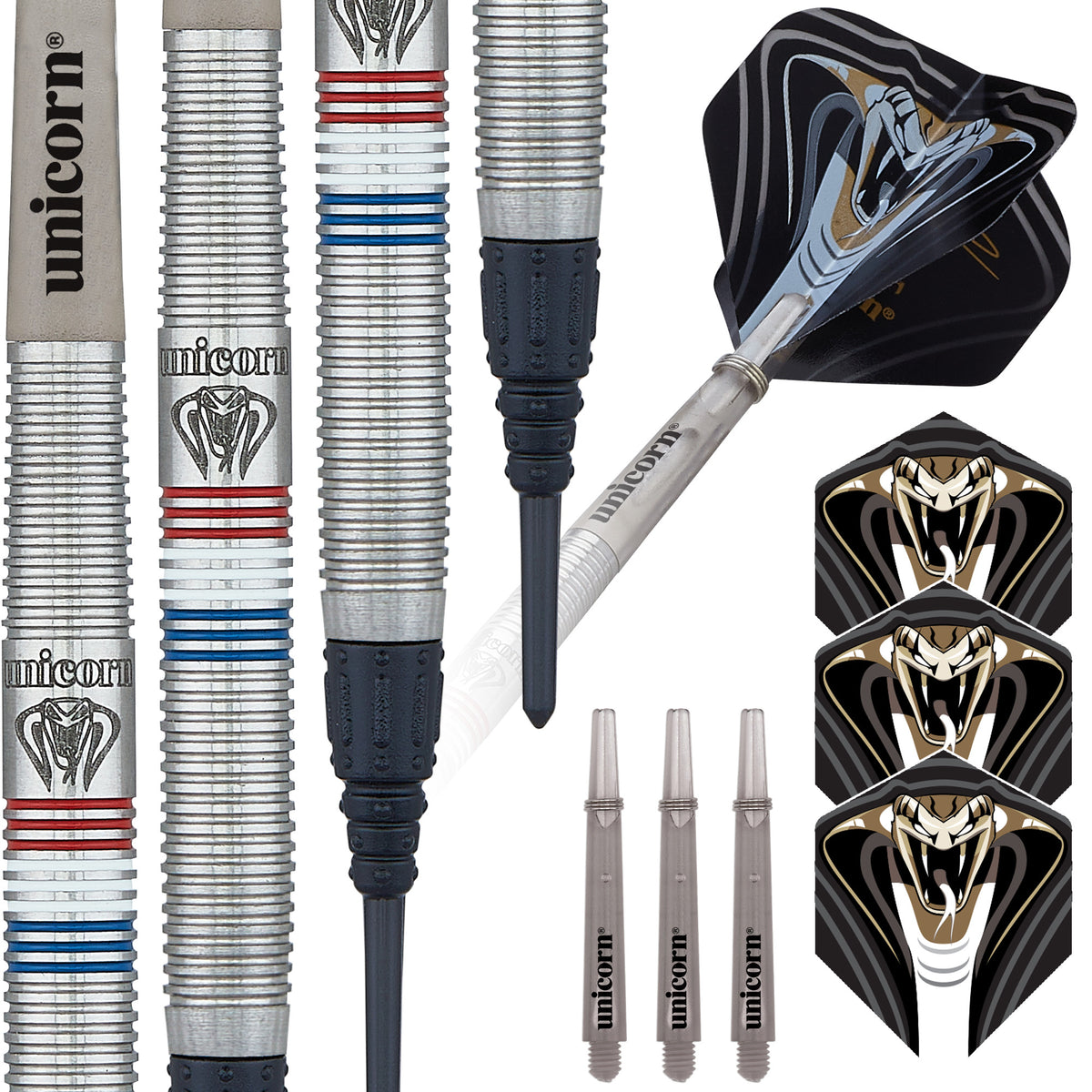 Unicorn Maestro Jeffrey De Zwaan Phase 2 Soft Tip Dart - 80% Tungsten