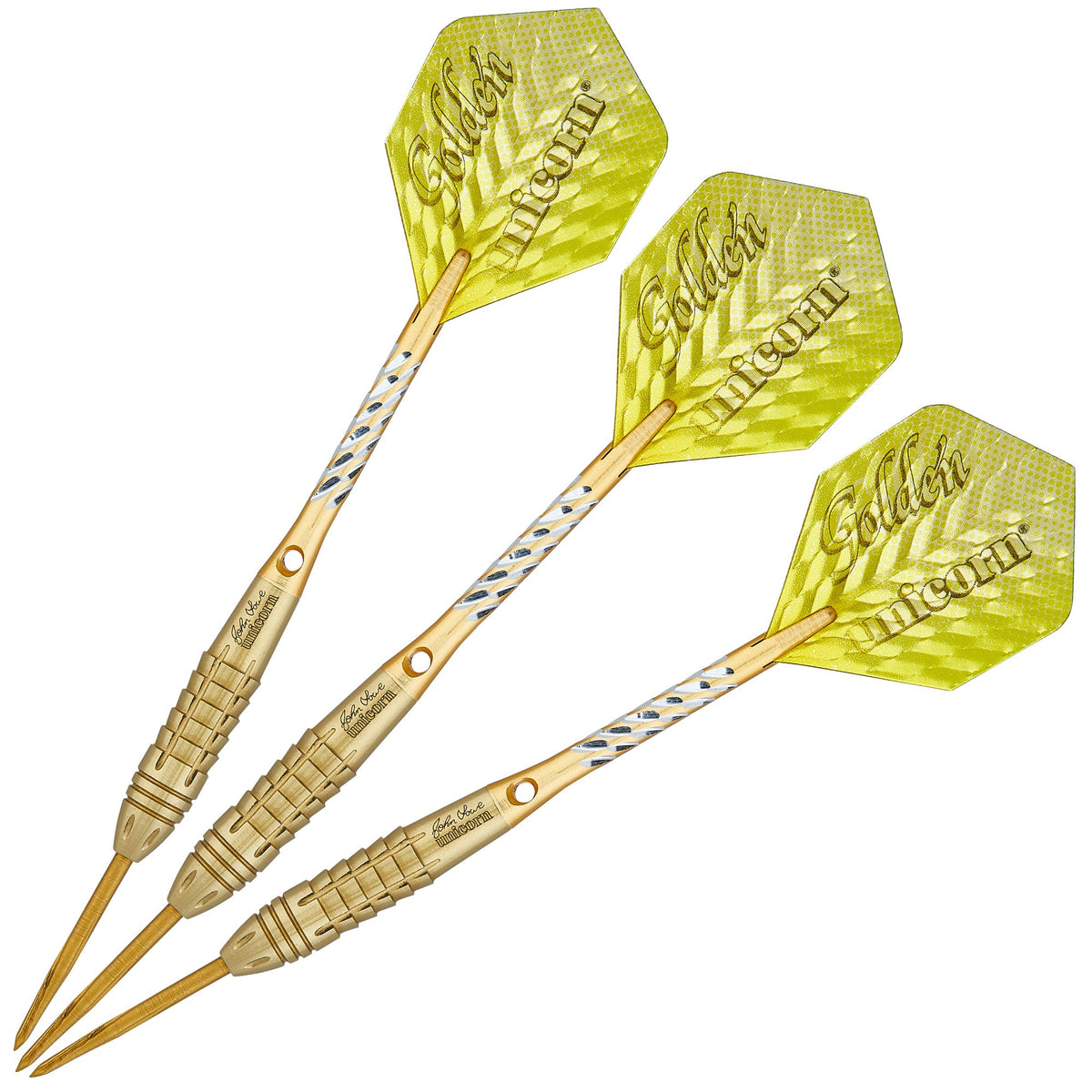 Unicorn World Champion John Lowe Phase 3 Steel Tip Dart Set - 90% Tungsten