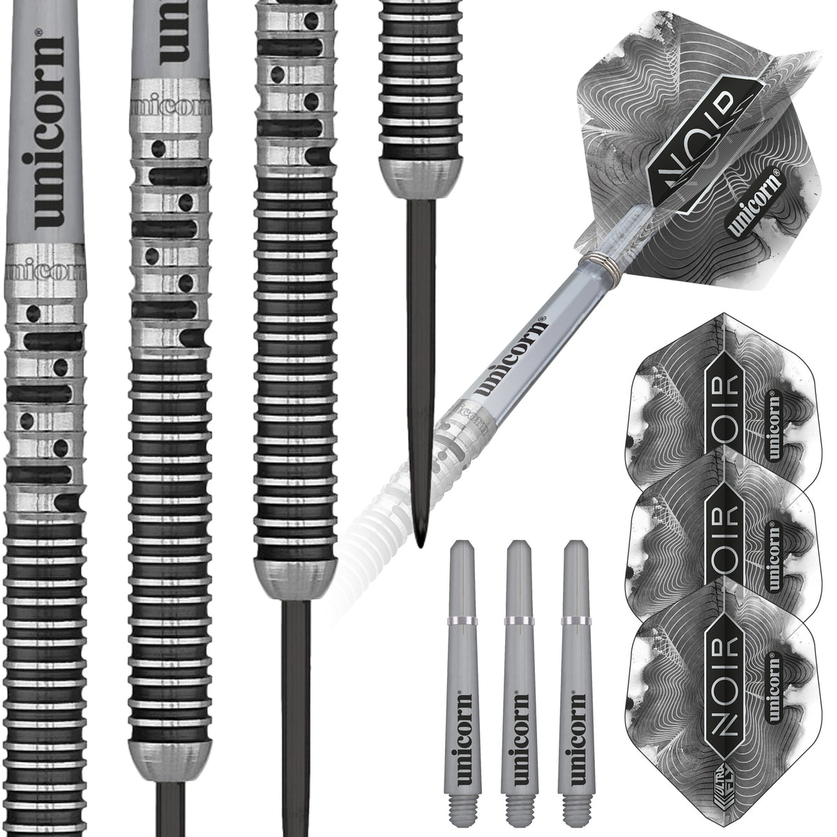 Unicorn Noir Gary Anderson Phase 5 Steel Tip Dart Set 90% Tungsten