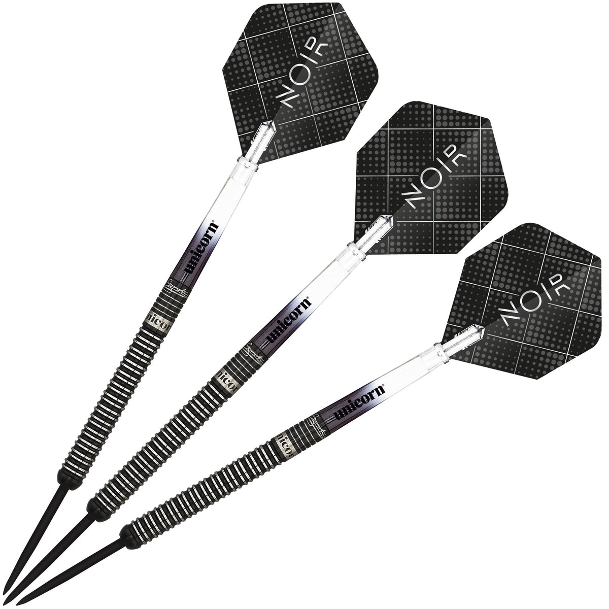 Unicorn Noir Gary Anderson Steel Tip Dart Set