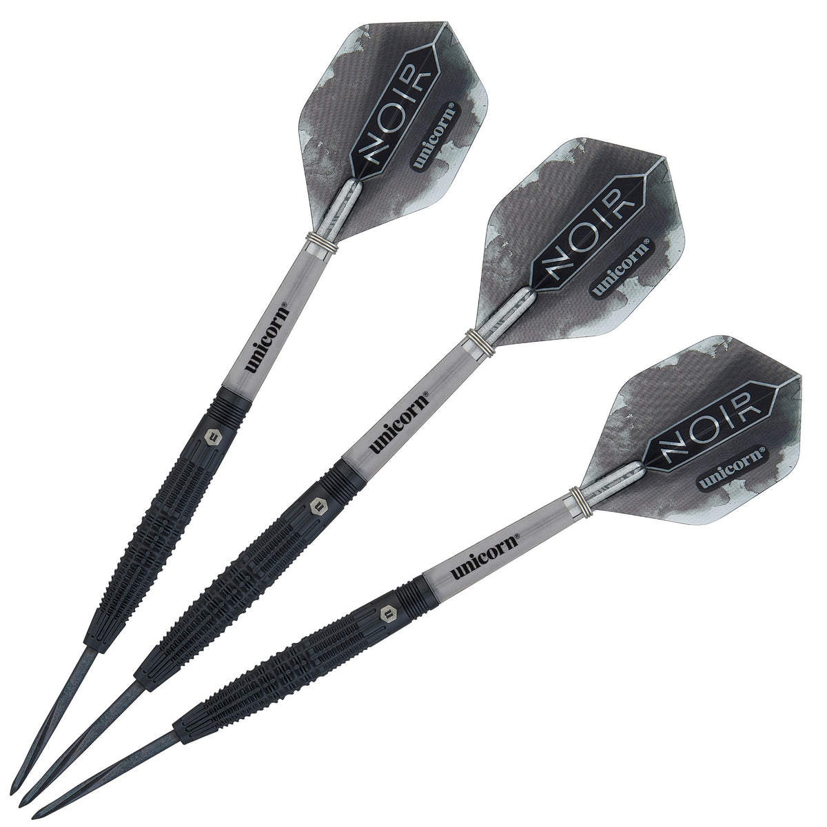 Unicorn Noir Style 2 Steel Tip Dart Set - 90% Tungsten