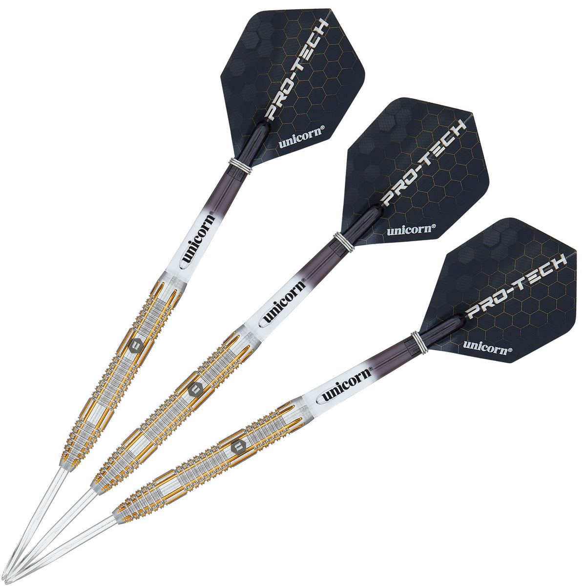 Unicorn Pro-Tech Style 4 Steel Tip Dart Set - 90% Tungsten