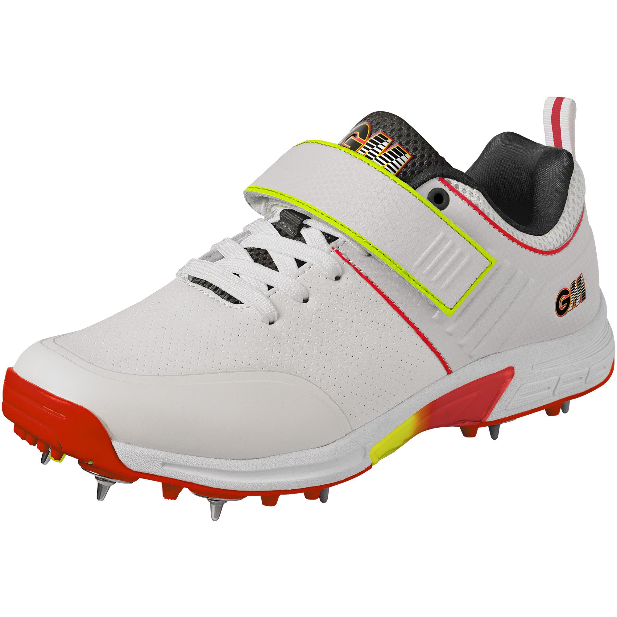 Gunn & Moore Rival Plus Spike Cricket Shoe - Senior White