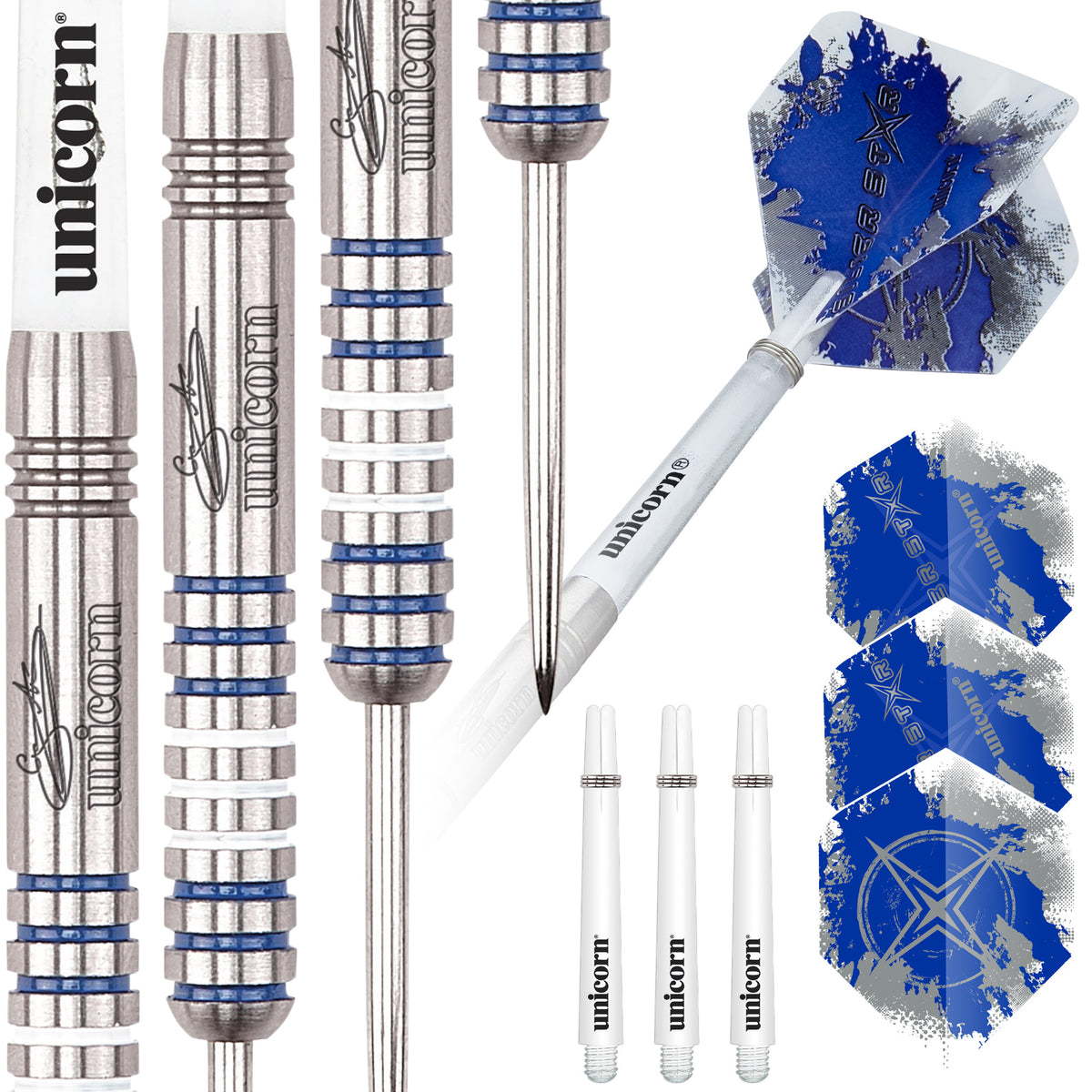 Unicorn Silver Star 80% Tungsten - Gary Anderson
