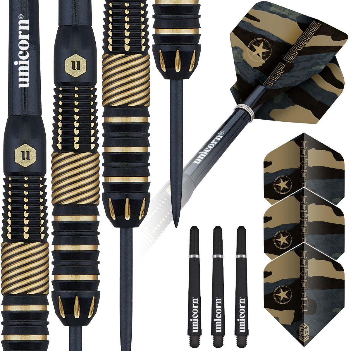 Unicorn Top Brass Style 2 Darts - 19g