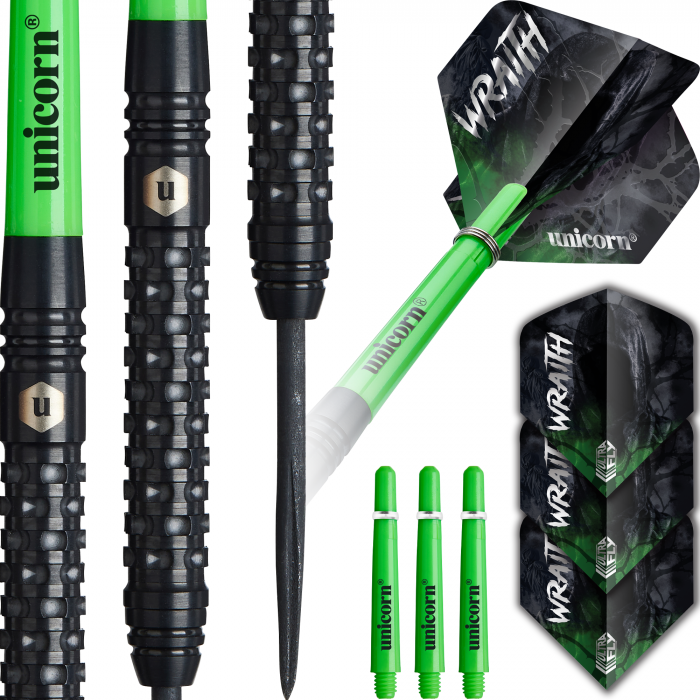 Unicorn Wraith Steel Tip Dart Set - 90% Tungsten