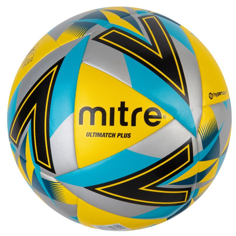 Mitre Ultimatch Plus Football Fluo Yellow