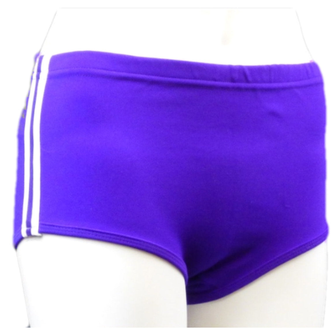 Athletic Briefs Purple/White