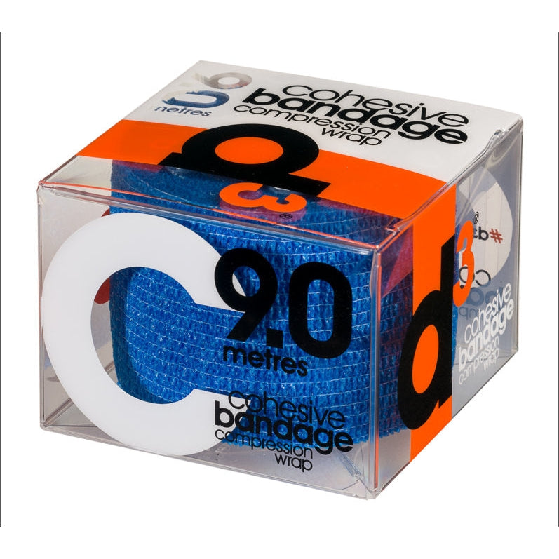 D3tape Cohesive Bandage 50mm X 9m Royal Blue