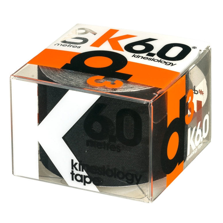 D3tape K6.0 K-Tape 50mm X 6m Black