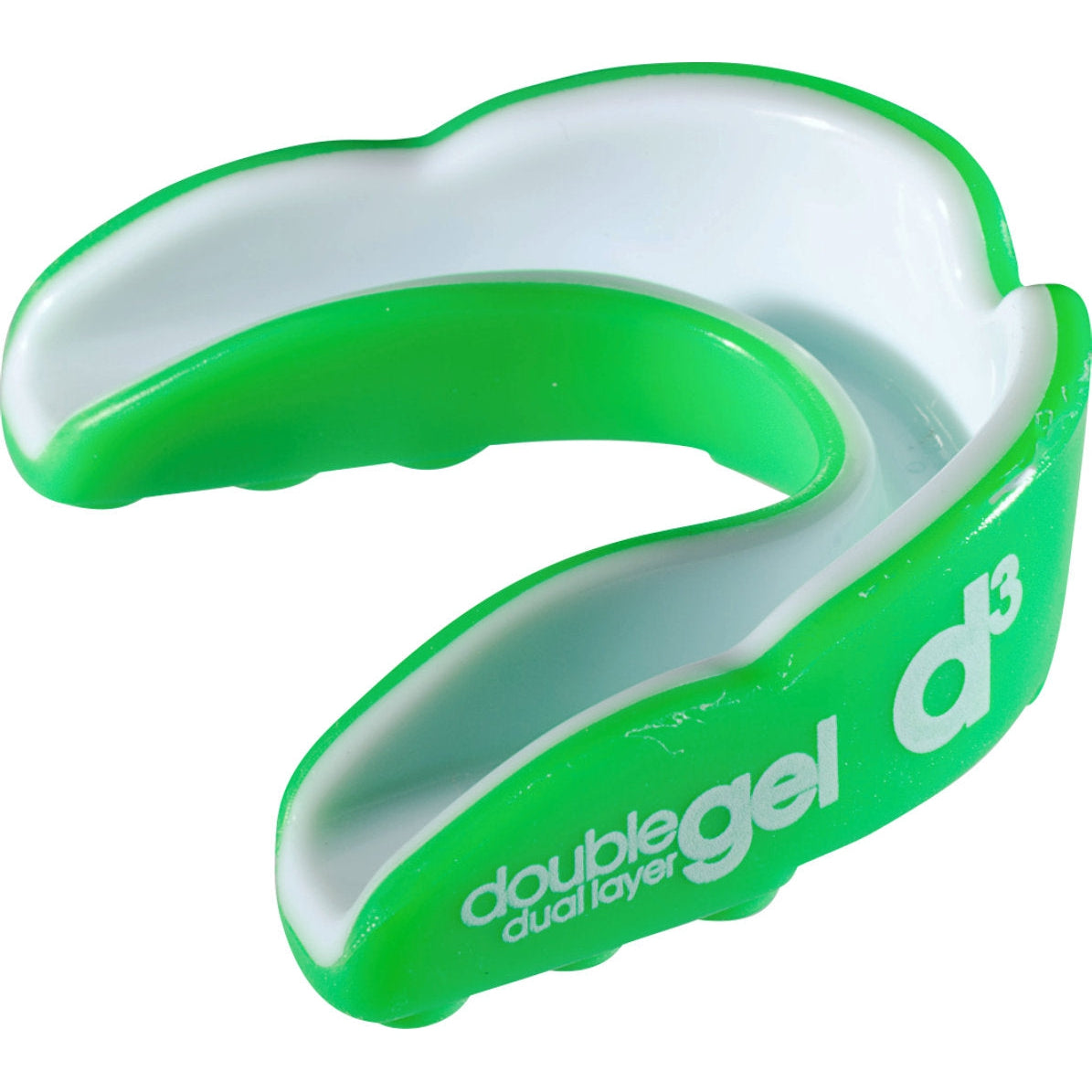 D3tape Mouthguard Green / White Adults