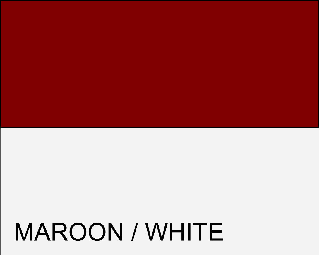 Maroon/White Corner Post Flags