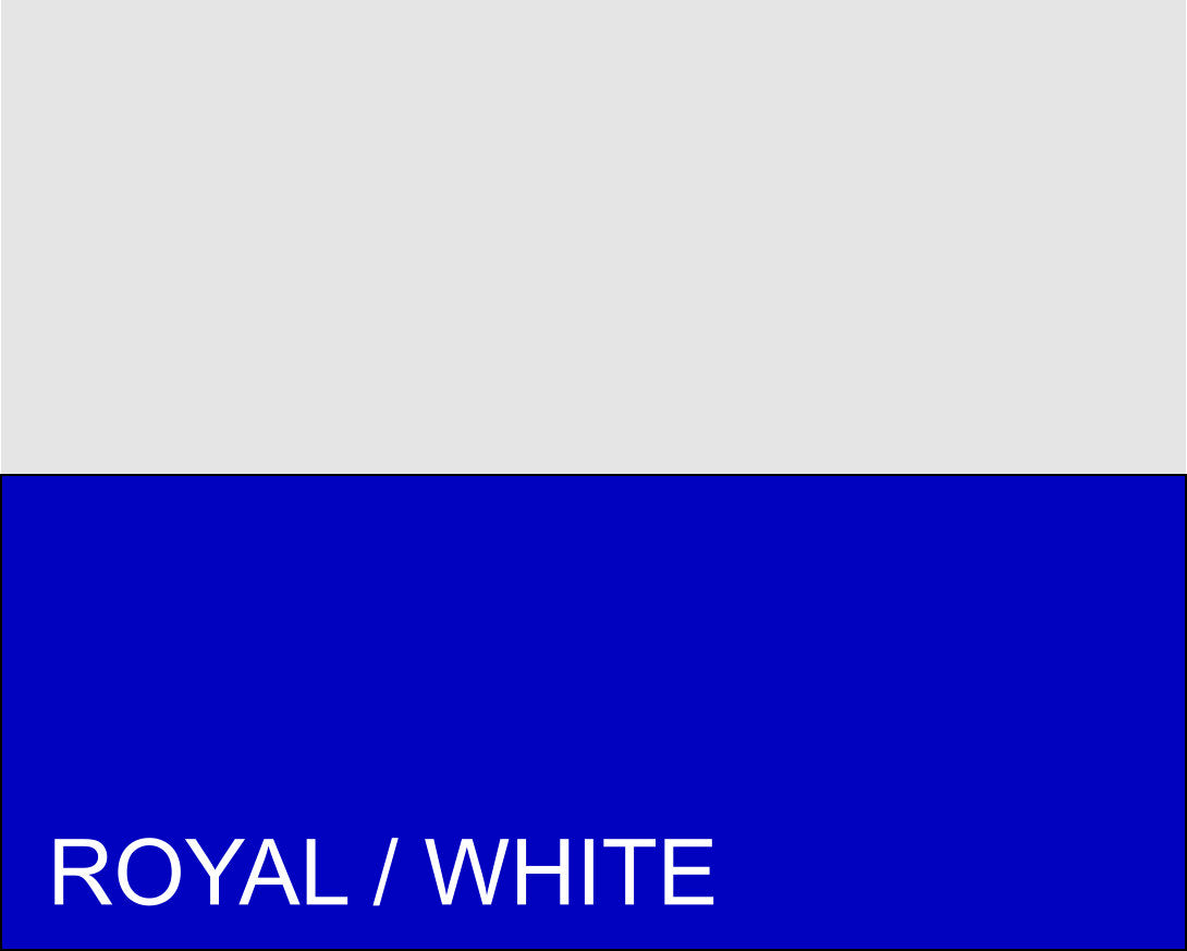 Royal/White Corner Post Flags