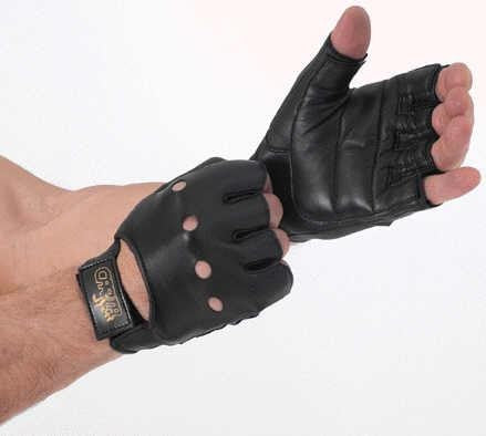 Weight Glove Full Leather Black