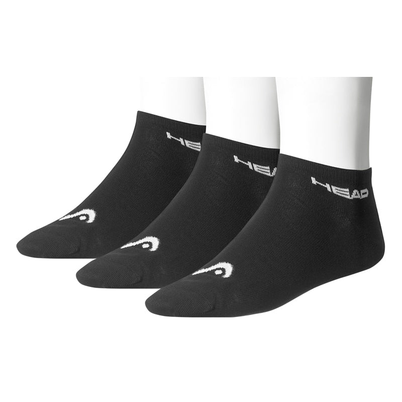 Head Sneaker 3pr Pack Socks -  Black 39-42 (6-8)