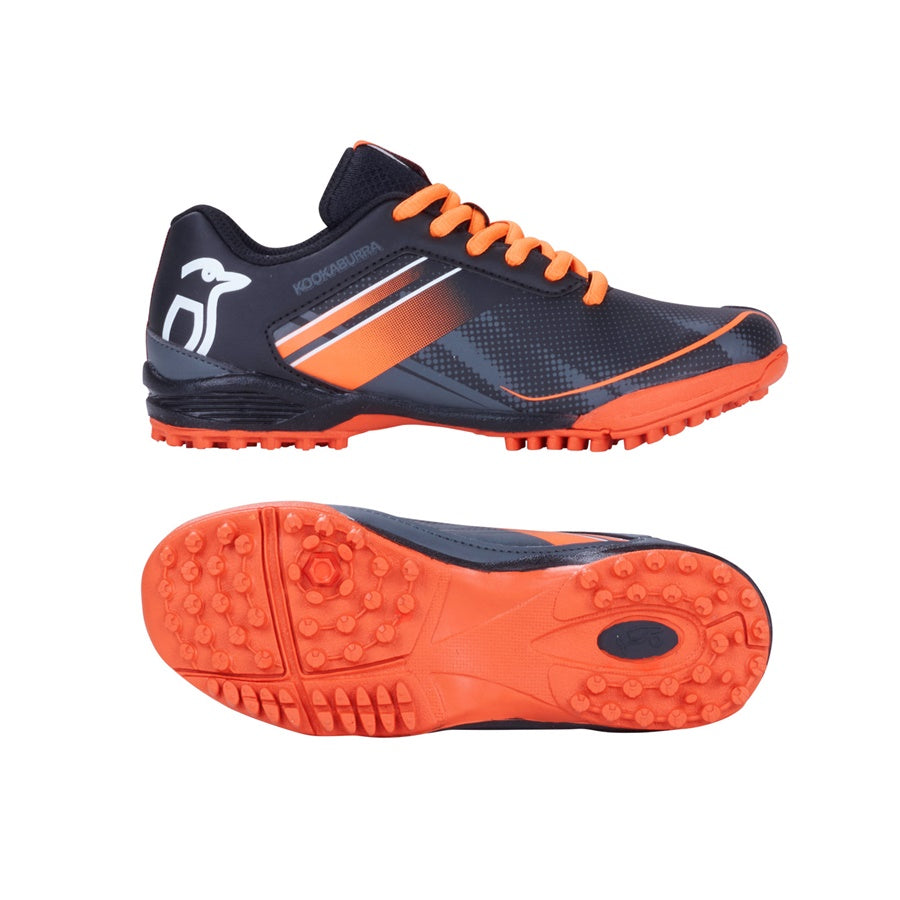 Kookaburra Hockey Shoe Neon Black/Orange