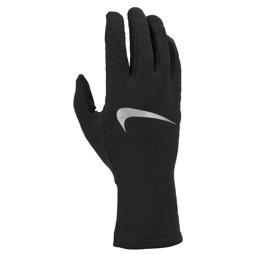 Nike Womens Therma Fit Running Gloves 4.0 Black - Medium