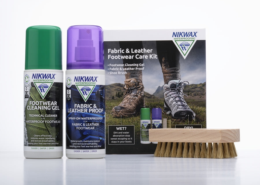 Nikwax Fabric And Leather Footwear Care Kit