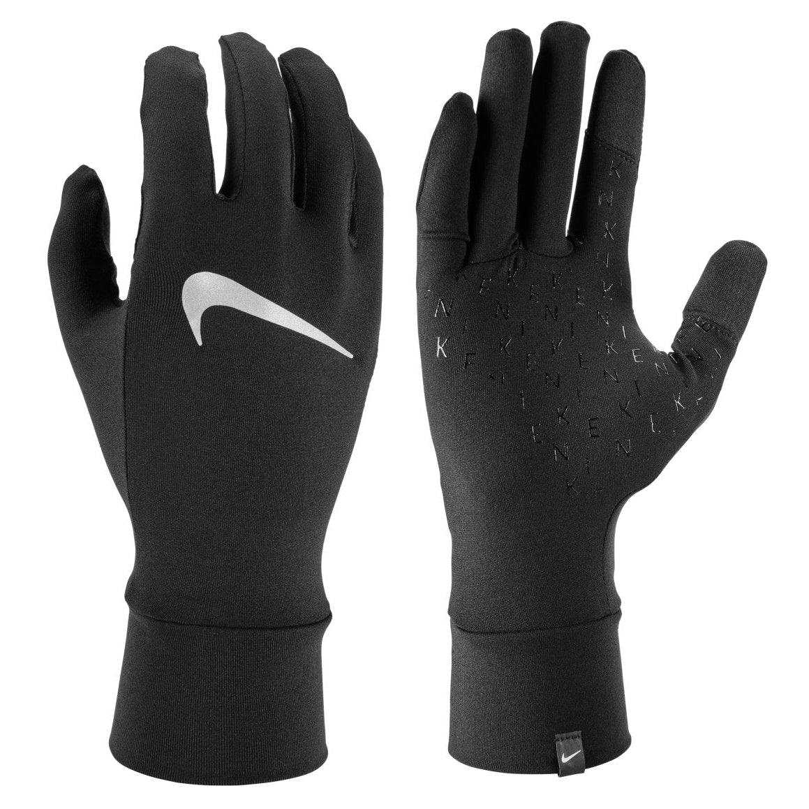 Nike Womens Fleece Rg Gloves Black Size Medium - Large