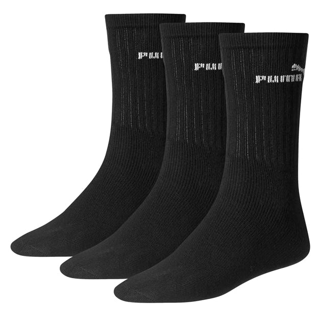 Puma Crew 3 Pr Pack Socks Black - 43-46 (9-11)