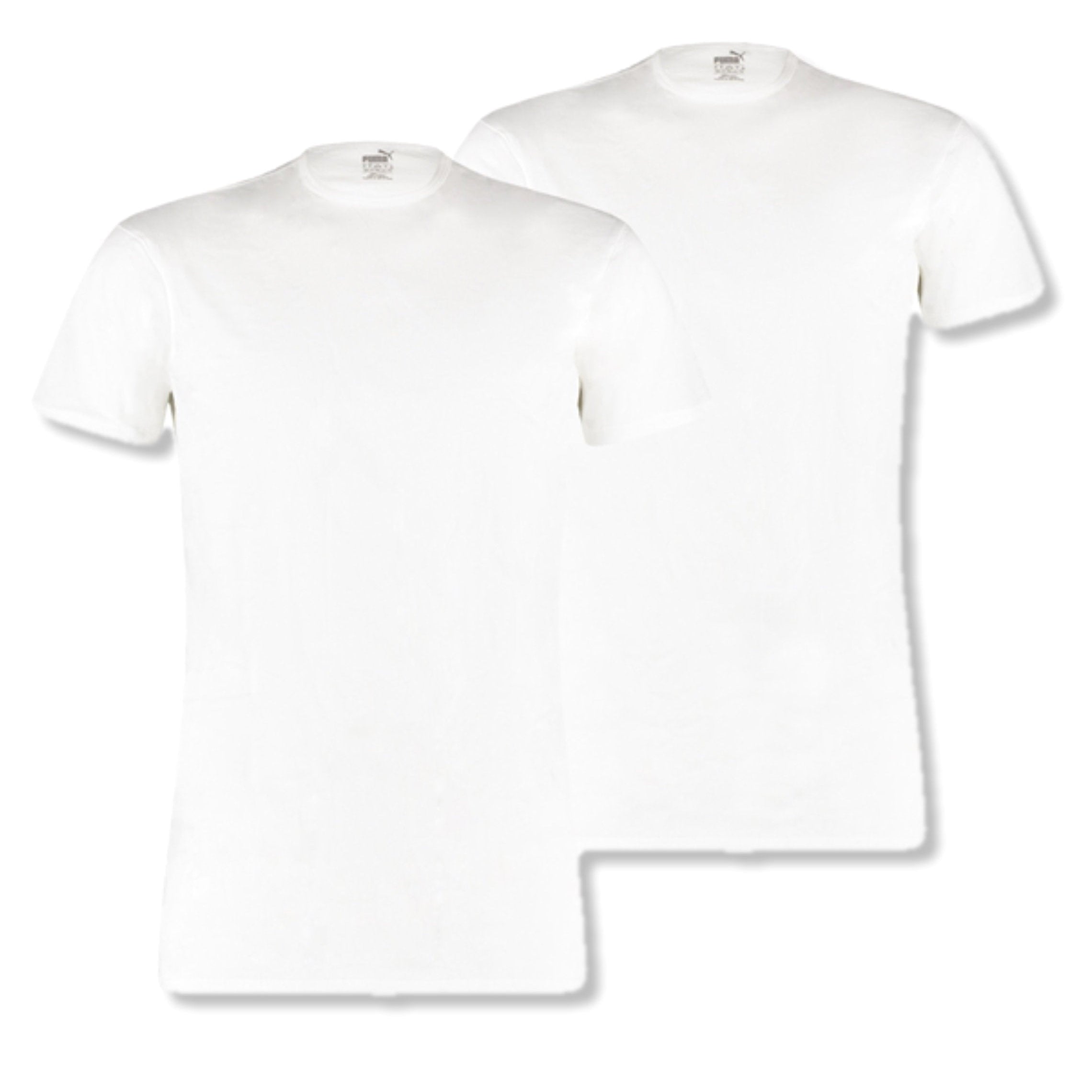 Puma T-Shirt 2 Pack White - Large