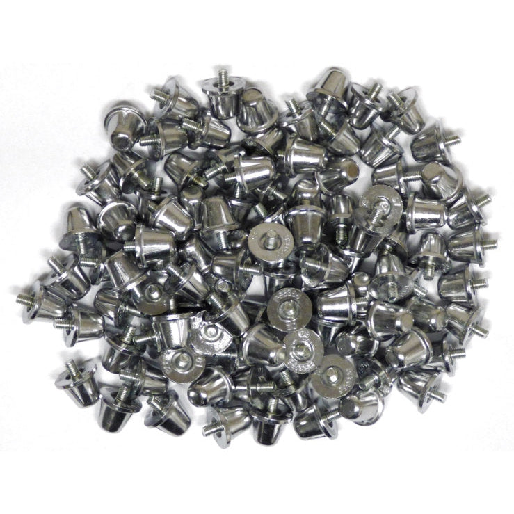 Aluminium Rugby Studs (In 100's) 15mm - Silver