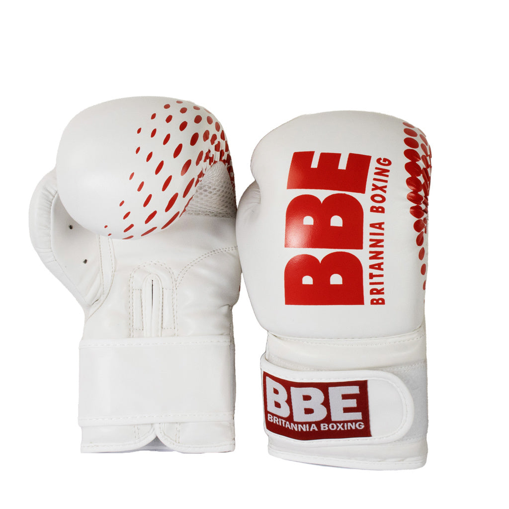 BBE White PVC Sparring Glove