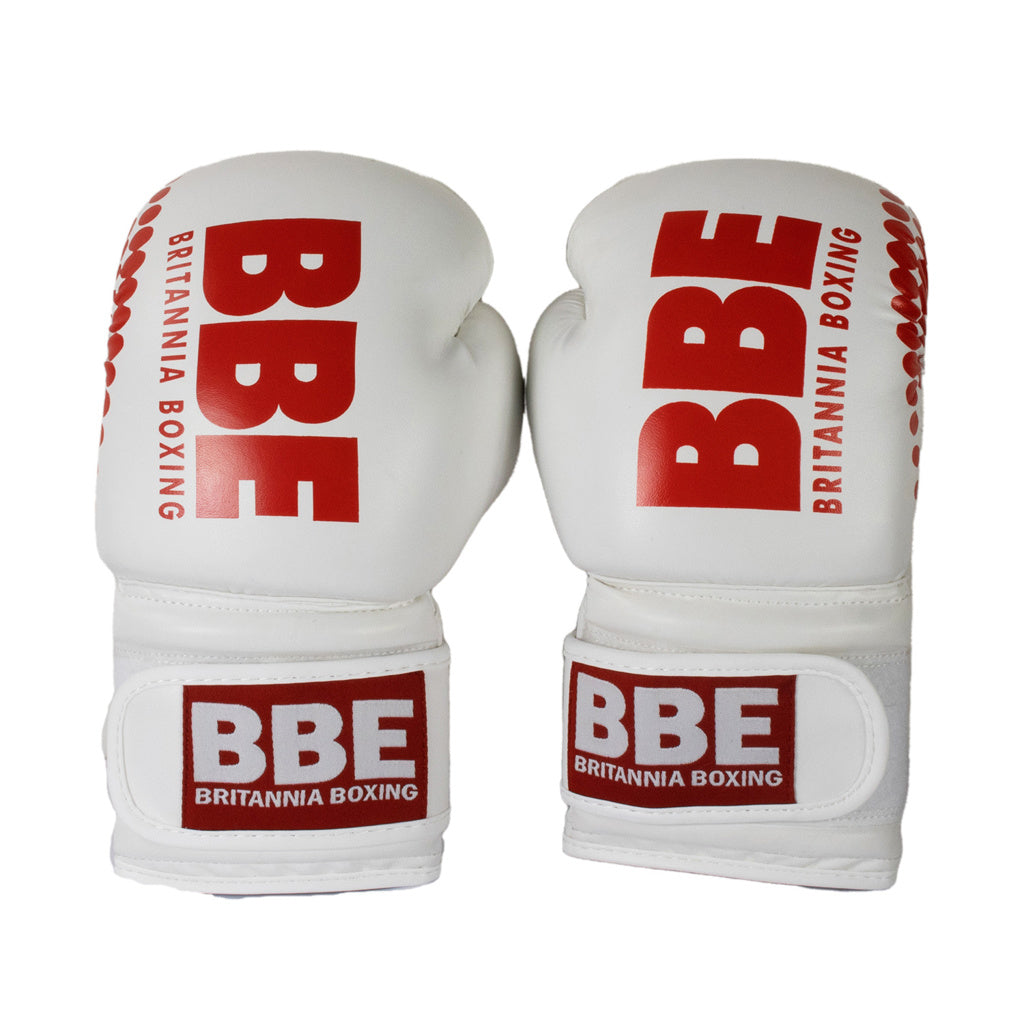BBE White PVC Sparring Glove